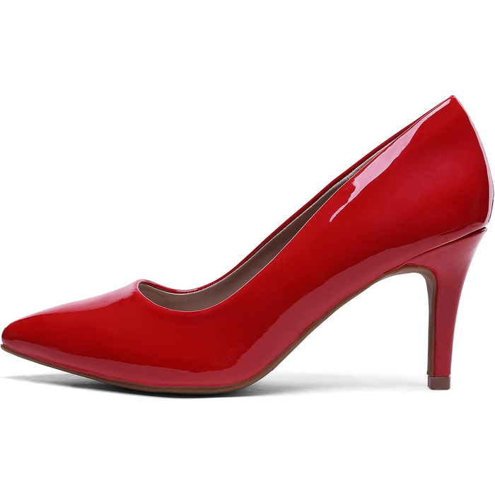 Жіночі класичні модні туфлі-човники Dream Pairs, червоні (розмір 37 EU)