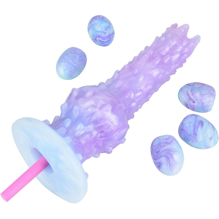 Анальний дилдо Soarvlorfy з 5 яйцями, силікон, XXL, для жінок та чоловіків, G-Spot, SM, синій комплект