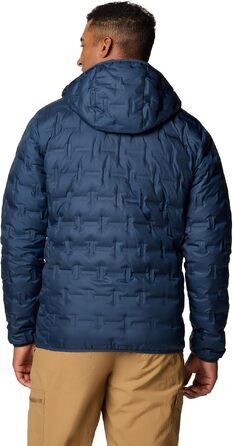 Чоловіча пухова куртка з капюшоном Columbia Delta Ridge™ II, темно-синя (Collegiate Navy), розмір L