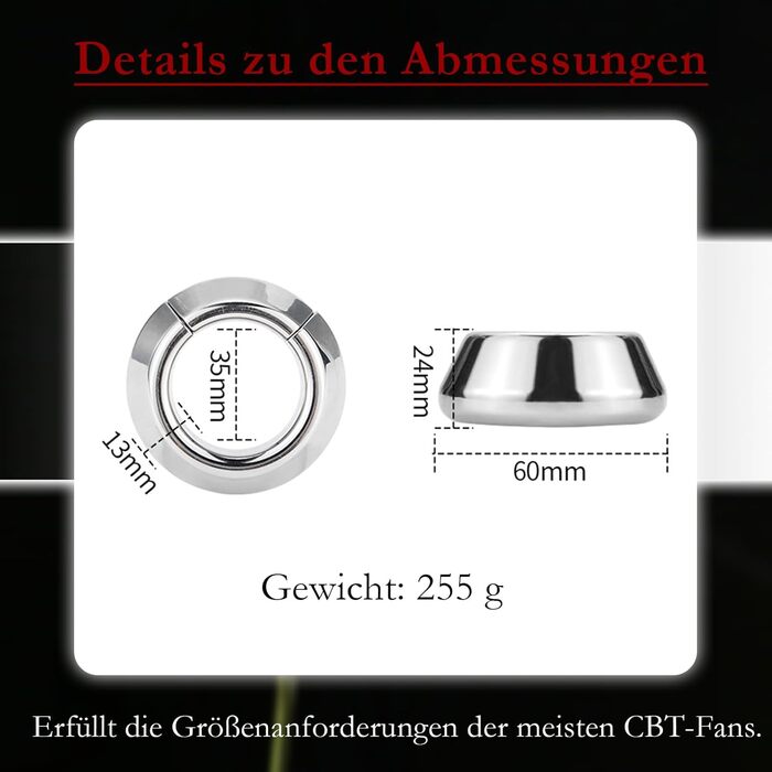 Кільце для статевого члена з металу, металеві ходові кільця для чоловіків, сталеві ваги для яєчок, кільце для збільшення статевого члена, розтягувач яєчок, іграшка для чоловіків з нержавіючої сталі, важке
