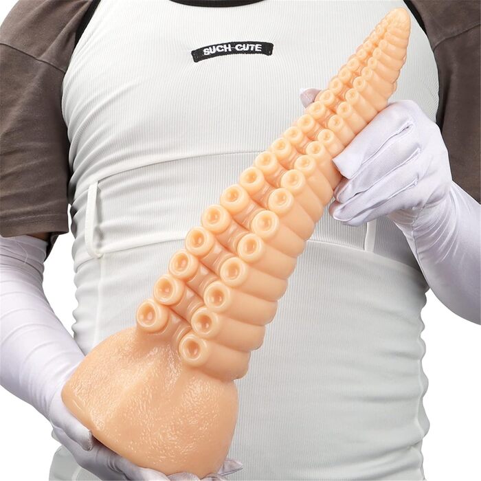 Анальний дилататор YXBLV 35.5 см, XXL, гнучкий, з присоскою, для жінок та чоловіків