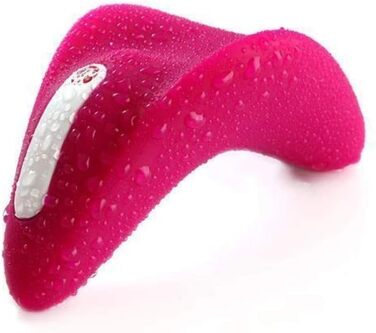 Вібратор Nomi Tang Better Than Chocolate 2 - водостійкий, безшумний, з силікону, з сенсорним слайдером, акумуляторний, червоно-фіолетовий