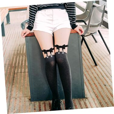 Жіночі нагріваючі гетри-тримачі DEARMAMY (3 шт., чорний)