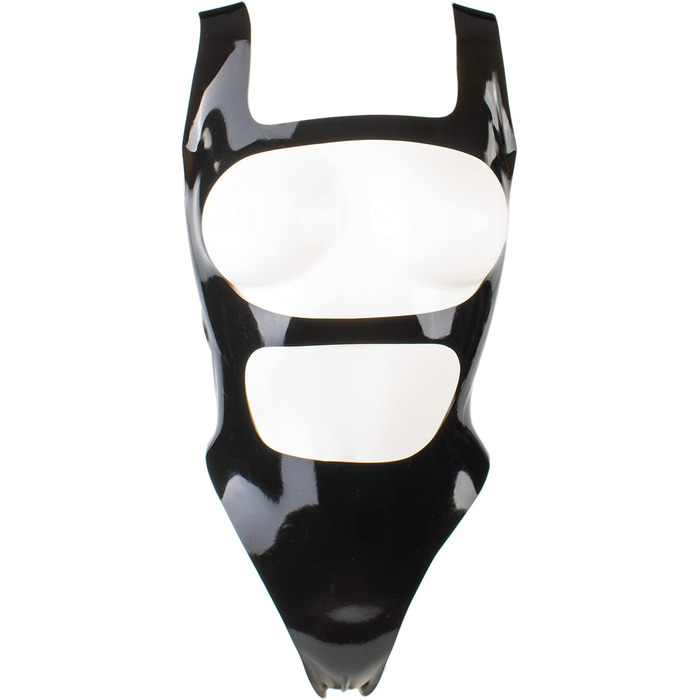 Корсет з латексу Rubberfashion Latex Body - чорний, 0.4 мм, для жінок
