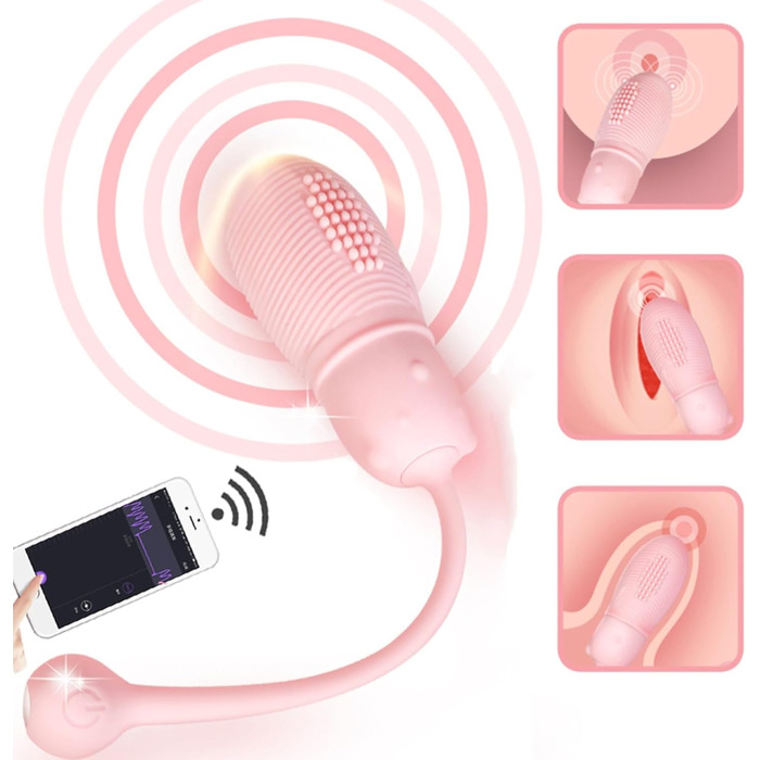 Вібруюче яйце 10 режимів: Bluetooth, керування через додаток, для жінок. Інтимні іграшки для дорослих