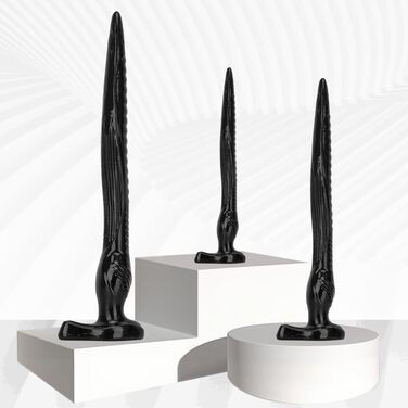 Анальний секс-іграшка з сильним присоском (Large) - великий, гнучкий, з ПВХ