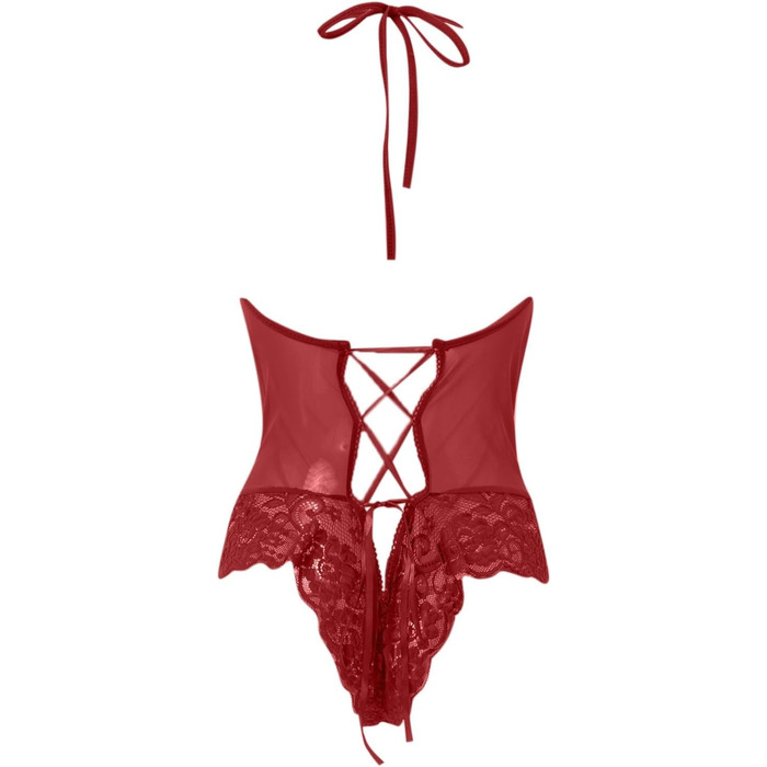 SRZYMJ Babydo: Сексуальна жіноча білизна - боді з мереживом, зелений, бавовна, сатин, розмір XXL