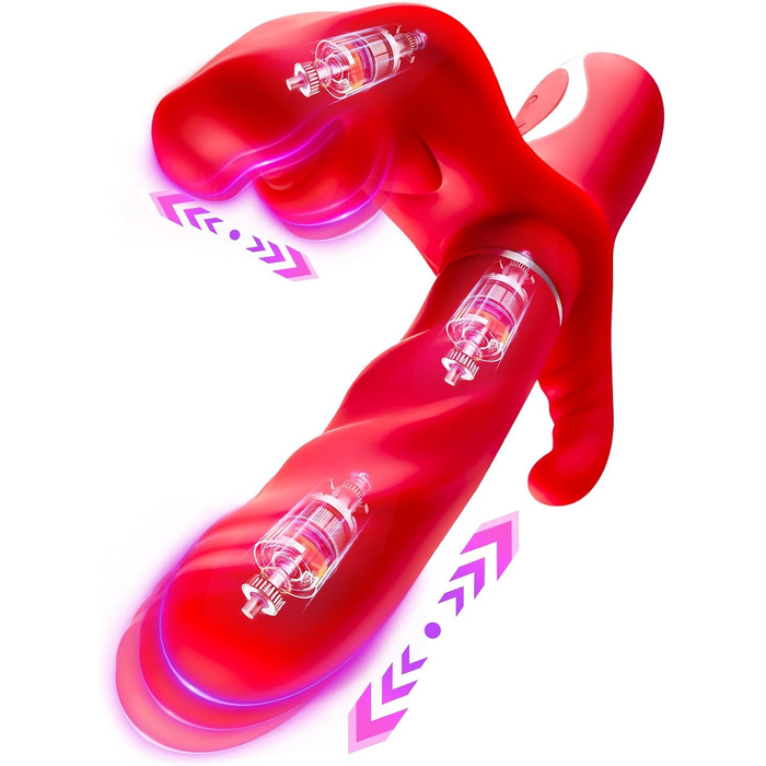 Вібратор для жінок Roluck 3-в-1: 5 режимів лизання, 5 вібрацій та 5 імпульсів