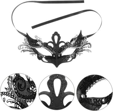 Маска на Хелловін Holibanna з 4-ма кульками: косплей, вечірка, маскарадна маска, аксесуар