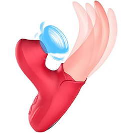 Вібратор для клітора та сосків Guspiun з функцією лизання та масажу G-точки. Іграшка для дорослих, для жінок та пар.