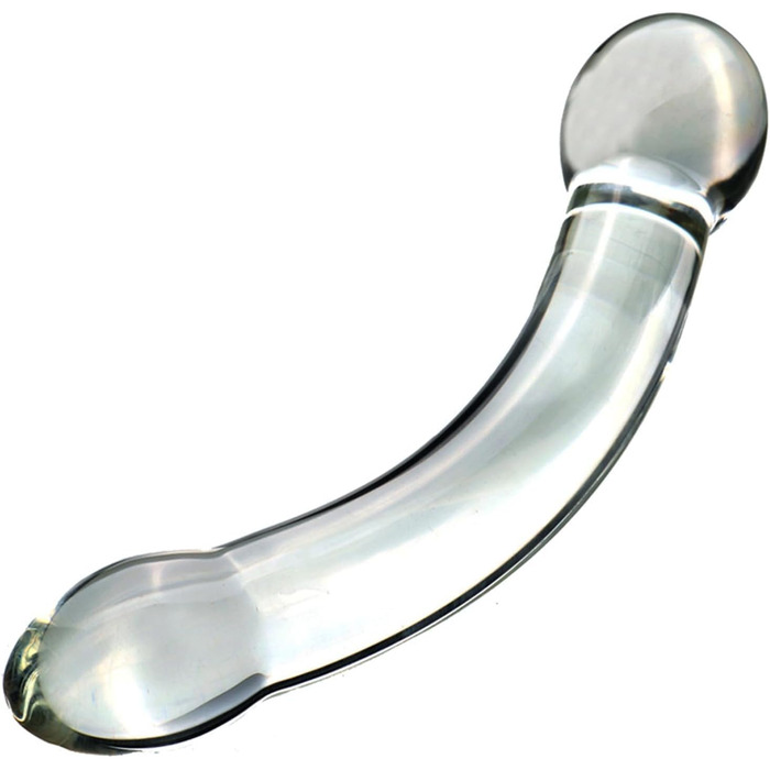 Скляний анальний плагін XXL (5 см) - Скляний дило, анальні кулі, плагін для анального сексу, мастурбація для чоловіків та жінок