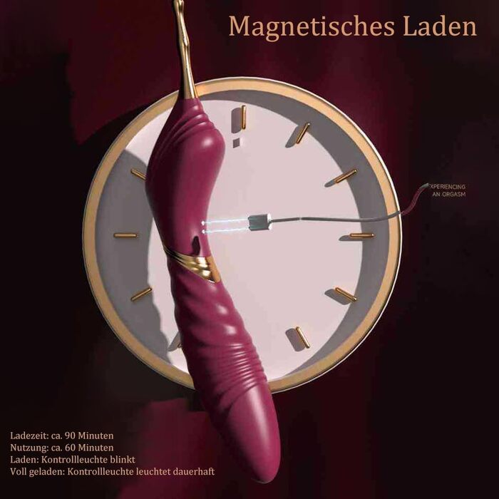 Вібратор для жінок Jpscor G Punkt з 10 режимами - подвійний, стимулятор клітора з 2 насадки, високочастотний вібратор для дорослих (жовтий)