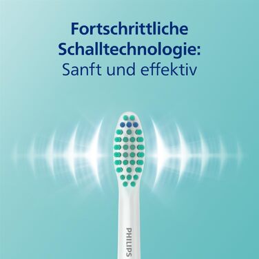 Електрична звукова зубна щітка Philips Sonicare 3100 з контролем натиску та таймером, біла, набір 2 шт. (HX3675/13)