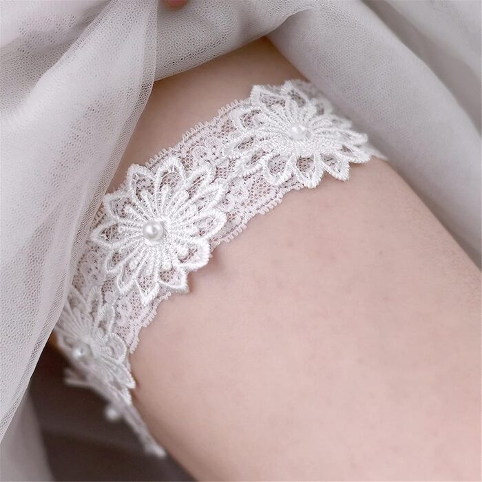Шнурок для весільної сукні LVUNZJCA: мереживний пояс для нареченої, шнурок для ніг, 40-60 см, білий