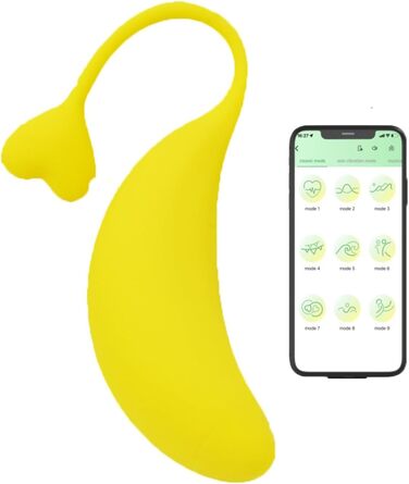 Вібруюче яйце-банан: пульсуючий масажер для дорослих з дистанційним керуванням
