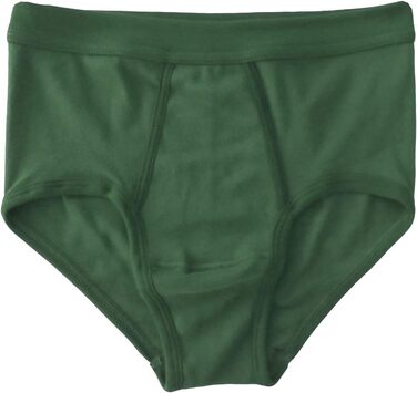 Чоловічі труси HERMKO 3240 (4 шт. в упаковці) з вирізом та м'яким поясом, бавовна Bio (4XL, Оливковий)