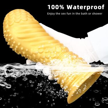 Анальний дилататор Jixaxe Golden Silicone XXL з присоскою – для чоловіків та жінок