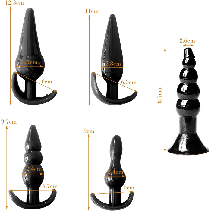 Набір для БДСМ: 26 предметів (наручники, аналплаг, кільце для пеніса, чікер, кліпси для сосків, маска для очей, батіг, приглушник)