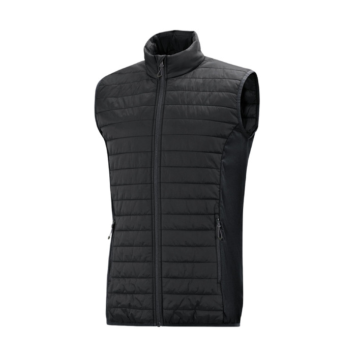 Чоловіча утеплена жилетка JAKO Corporate Teamwear з еластичними вставками, чорна, розмір XL