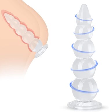 Анальний дildo BDSMYOU, 38 см: великий анальний плагін з присоскою для розширення ануса, сексуальна іграшка для чоловіків, жінок та пар