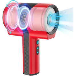 Електричний масажер для чоловіків з 5 телескопічними, 7 вібраційними та 5 ротаційними режимами. Масажер для самостійного використання.