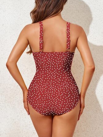 Купальник жіночий Smismivo з ефектом Push Up та животовитягуванням, червоний, S