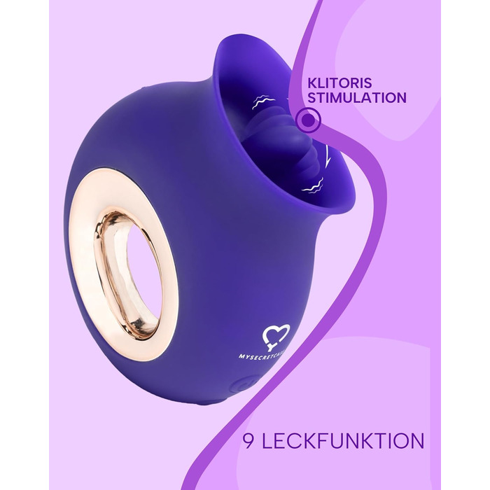 Вібратор для клітора MySecretCase з 9 режимів, USB, для жінок та пар