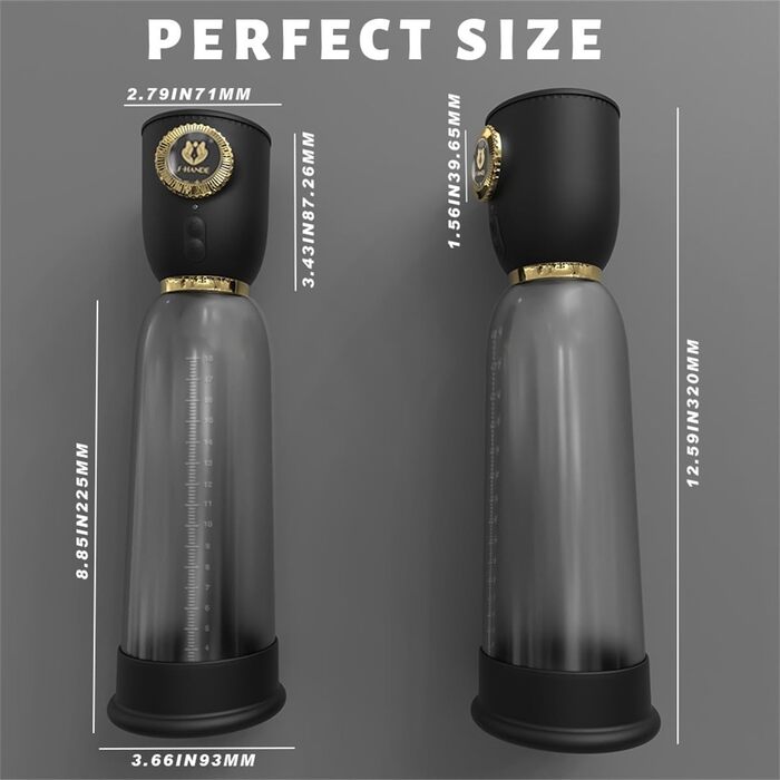 Електричний мастурбатор 2-в-1: насос для збільшення та стимуляції пеніса. Автоматичний вакуумний стимулятор для чоловіків