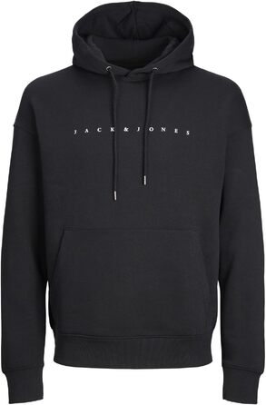 Чоловічий худі Jack & Jones JJESTAR JJ Sweat Hood, Relaxed Fit, колір Turbulence (розмір 6XL)