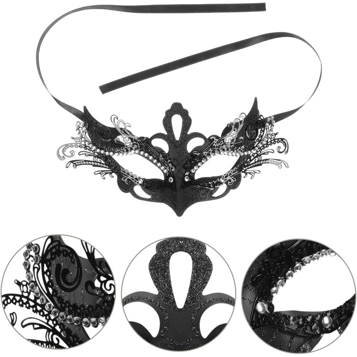 Маска на Хелловін Holibanna з 4-ма кульками: косплей, вечірка, маскарадна маска, аксесуар