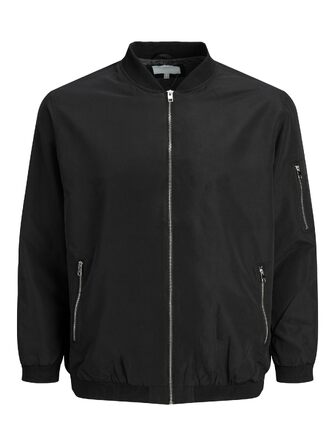 Чоловіча куртка-бомбер JACK & JONES Blousonjacke, чорна, розмір 5XL