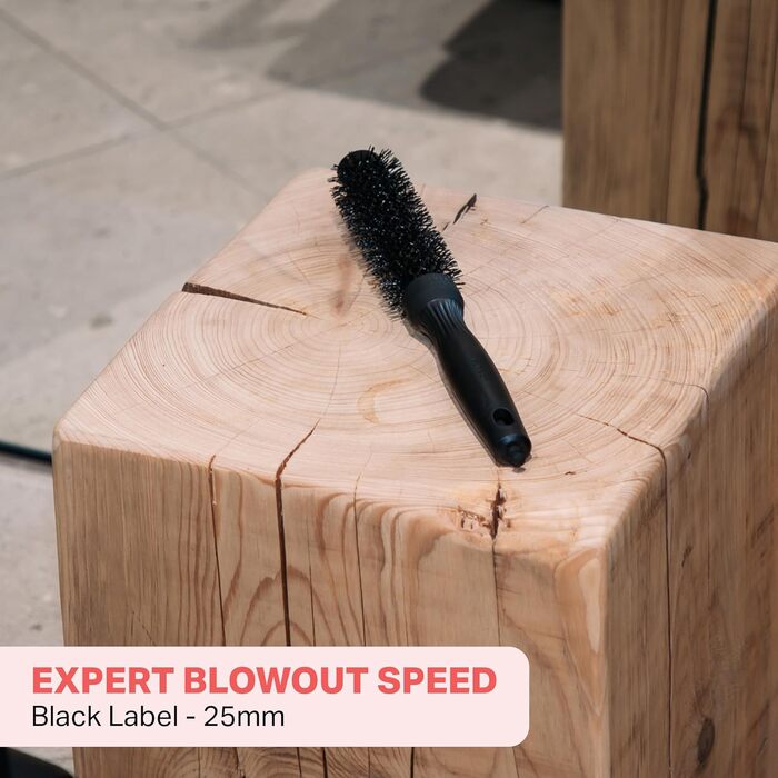 Професійна кругла щітка для укладки волосся Olivia Garden Expert Blowout Speed, біло-сіра, 45 мм