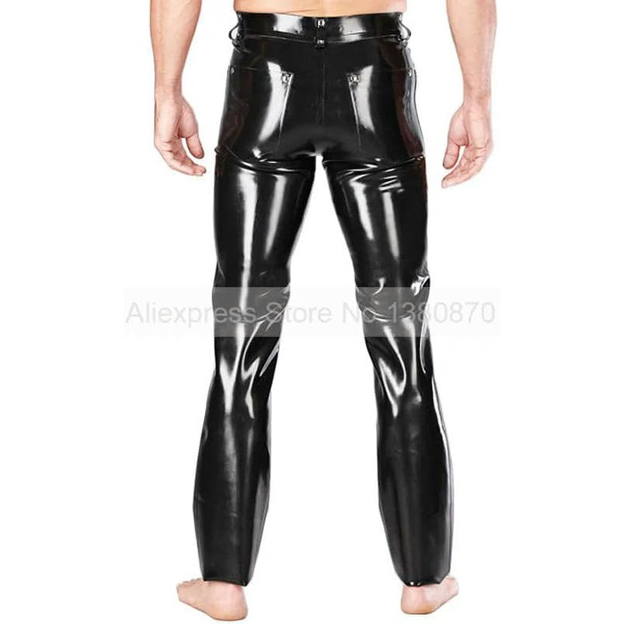 Шорти з латексу для чоловіків GAYLOP: фетиш-костюм, чорний, XL, XXXL, ручної роботи, з кишенями