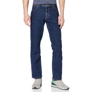 Чоловічі джинси Wrangler Texas Authentic Straight Fit, колір Darkstone Blue, 36W / 30L