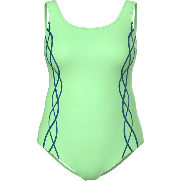 Купальник жіночий Ulla Popken великих розмірів (Plus Size), модель 747874, колір Kiwi