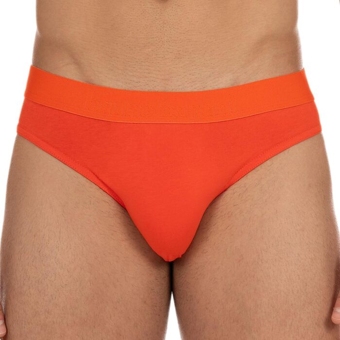 Чоловіча труси Bruno Banani 4 шт. Flowing, бавовна, чорний/помаранчевий (L)