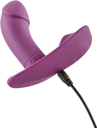 ORION Slip-Vibrator: Інтенсивний вібратор для жінок з G-точкою та кліторальним стимулятором, 10 режимів, пульт дистанційного керування, фіолетовий