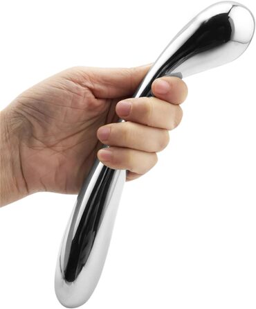 Металевий анальний дildo Yasexx з двома головками для стимуляції G-точки та простати (для чоловіків та жінок)