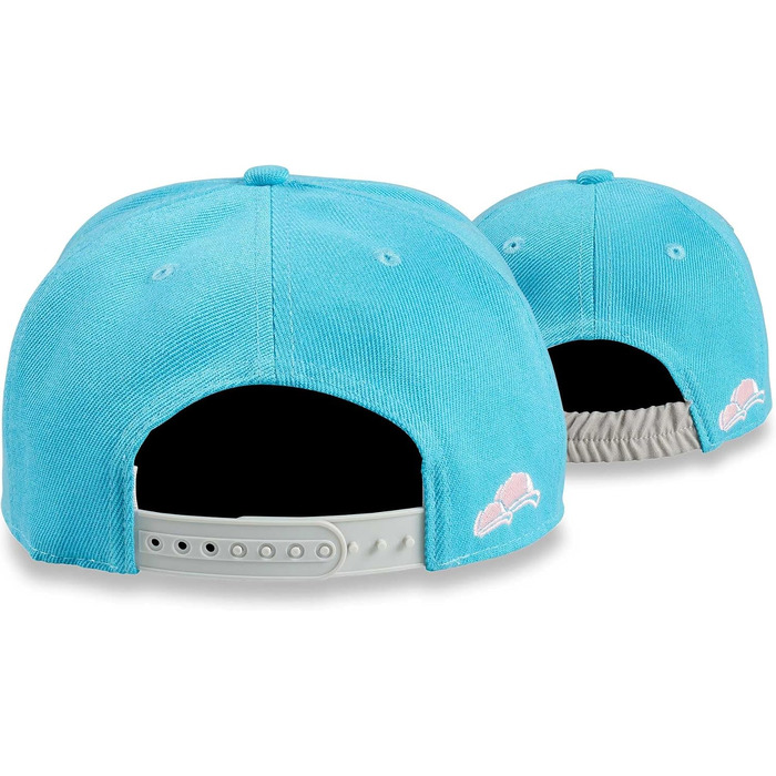 Набір кепок Soubuddy для батька та сина (2 шт.) — Сімейний комплект бейсболок Snapback для чоловіків та дітей, темно-червоний та блакитно-рожевий, One Size + дитячий розмір