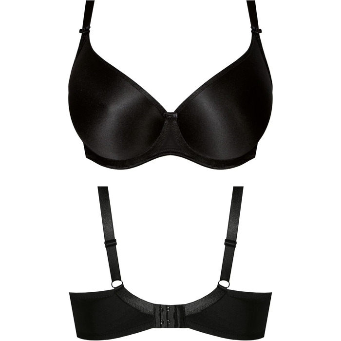 Бюстгальтер з кісточками Glatter BH Anna – бюстгальтер-мінімайзер, чорний, 75C