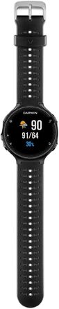 Смарт-годинник Garmin Forerunner 235 WHR з вимірюванням пульсу та сповіщеннями зі смартфона, сірий