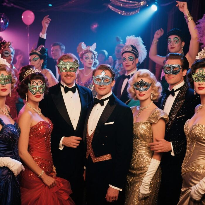 Маска для чоловіків у венеціанському стилі Vintage, ідеальна для вечірок, Хелловіну, балів та карнавалів