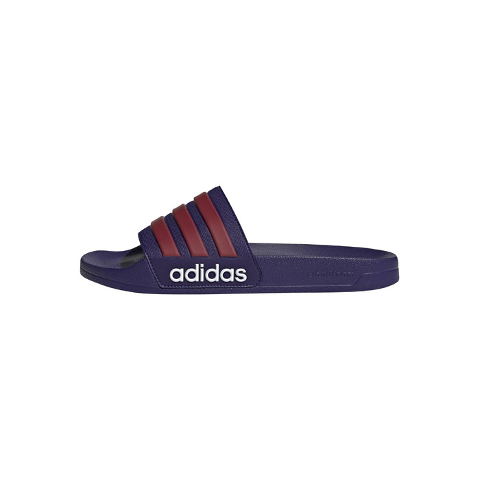 Слишовепці Adidas Adilette Shower Velcro (Collegiate Purple / Team Victory Red / Ftwr White), розмір 50 EU
