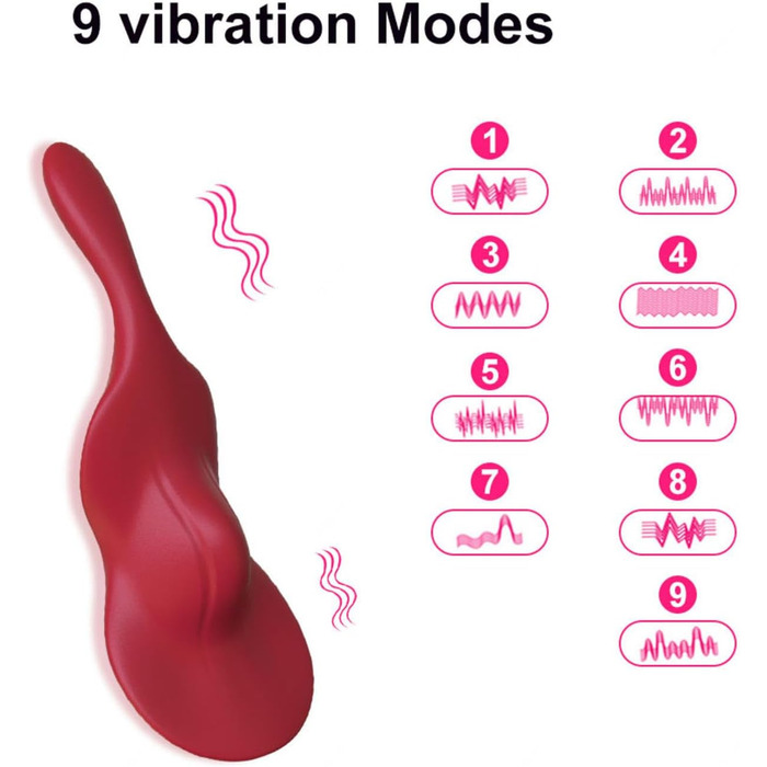 Вібратор для жінок та пар з 9 режимів та пультом дистанційного керування