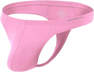 Тангі (BIATWOWR) - чоловічі труси-сліпи з еластичного матеріалу без етикетки, рожеві (3XL)