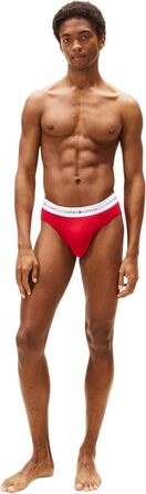 Слип Tommy Hilfiger чоловічий 3p Um0um0370, XL, блакитний (білий/червоний/блакитний)