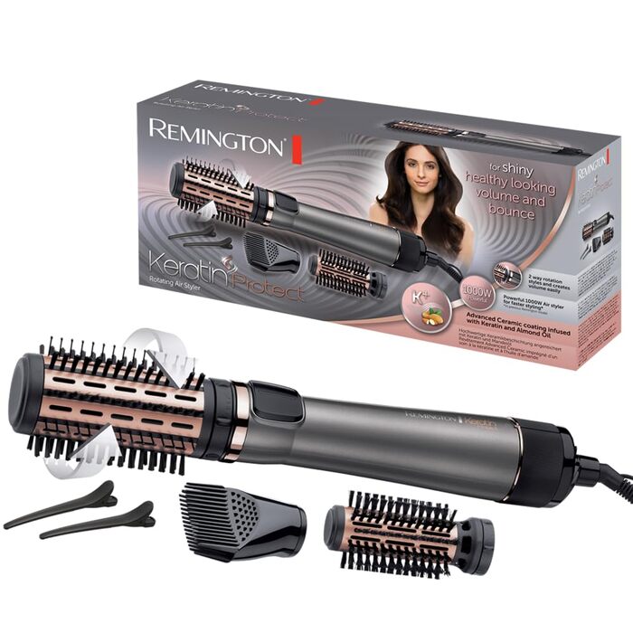 Випрямляч для волосся Remington Keratin Protect S8593 з керамічним покриттям, мигдальною олією та цифровим дисплеєм, 160-230°C