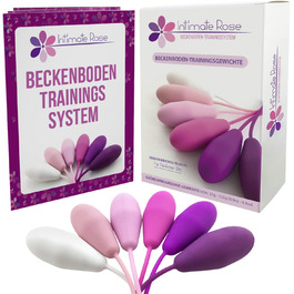 Набір силіконових кегелів для вправ Кегеля - 6 шт. для контролю сечовипускання та зміцнення тазового дна (для жінок)