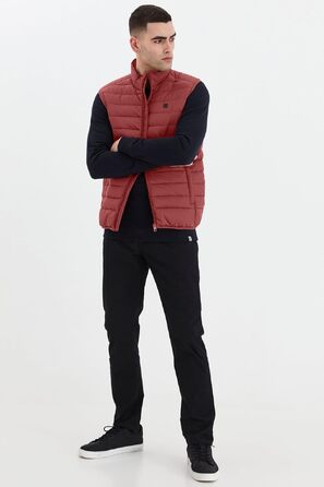 Чоловічий стібаний жилет Solid SDSörenson Outdoor цегляного кольору (Brick Red), модель 191543