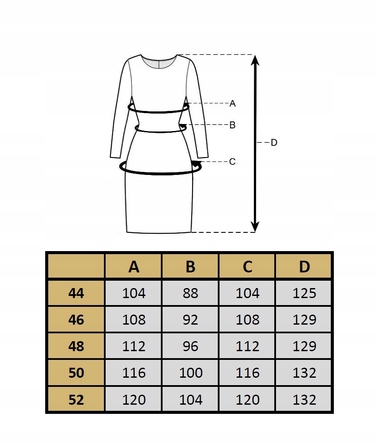 Повсякденна трикотажна сукня міді FEMIMODA, розмір 44